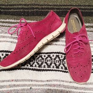 [Cole Haan] ZeroGrand Suede Leather Oxford 9